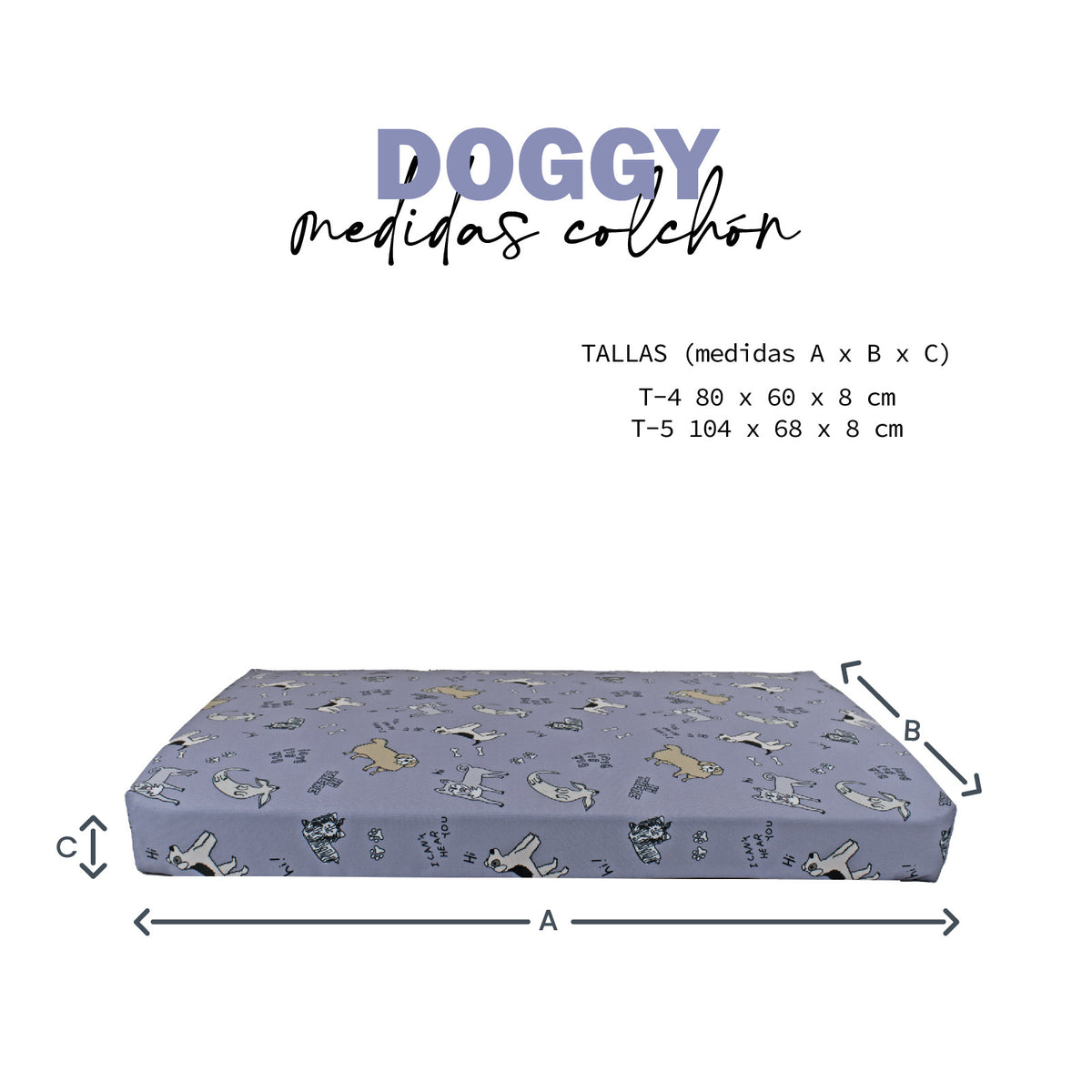 YAGU COLCHON MATT DOGGY
