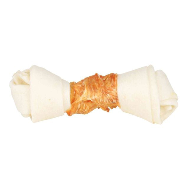 Knotted Chicken Chewing Bone
