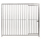 Frente de Boxes con Puerta para Perros ECO Barras 8 cm