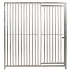Frente de box para perros Copele ECO barras 5 cm con puerta – vista 2