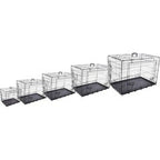 Jaula Para Perros Con Puerta Corredera Flamingo Nyo - Negro