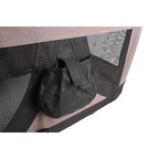 Transportín Plegable Para Perro Flamingo Alix Taupe