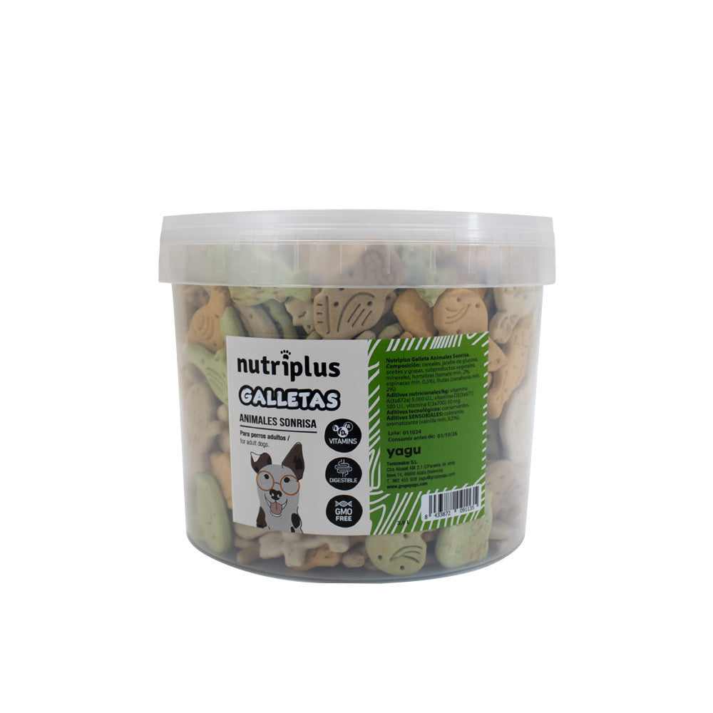 NUTRIPLUS GALLETA ANIMALES SONRISA