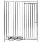 Frente de Boxes para Perros con Comederos Barrotes 8cm
