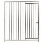 Frente de Boxes con Puerta para Perros ECO Barras 8 cm