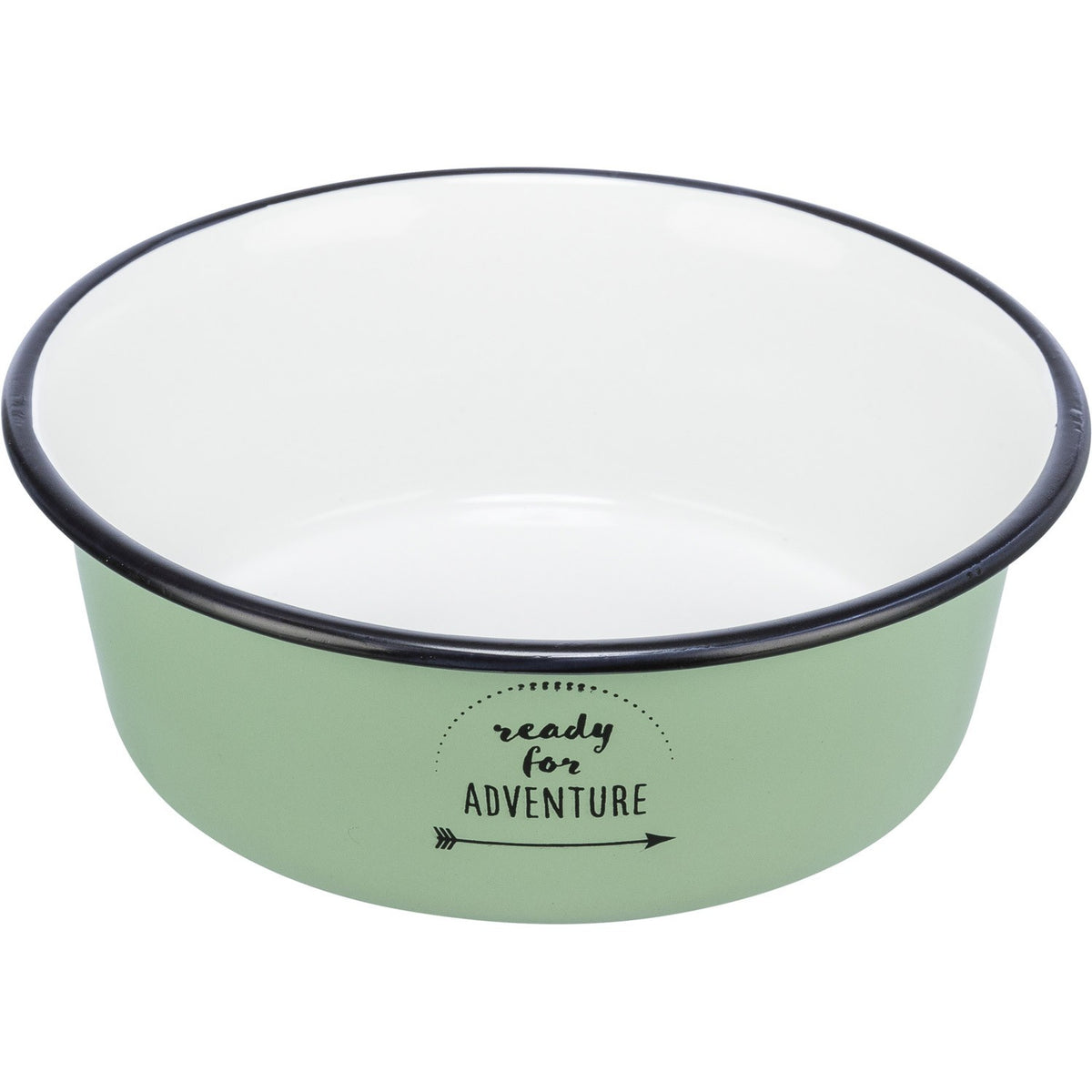 Comedero, esmalte/acero inoxidable