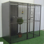Voladero para loros 2x1 m techo plano IMOR